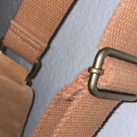 Free People Hudson Suede Crossbody Bag pirate gold NWT - Picture 14 of 14